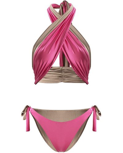 Movom Zuni Criss Cross Bikini - Pink