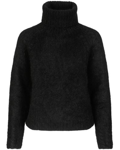 tirillm "ma" Mohair Jumper With Great Details - Black