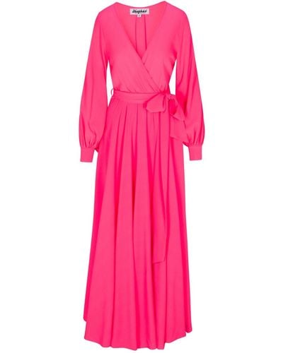 Meghan Fabulous Lilypad Maxi Dress - Pink