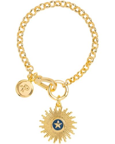 Patroula Jewellery Gold Belcher Virginia Woolf Bracelet - Metallic