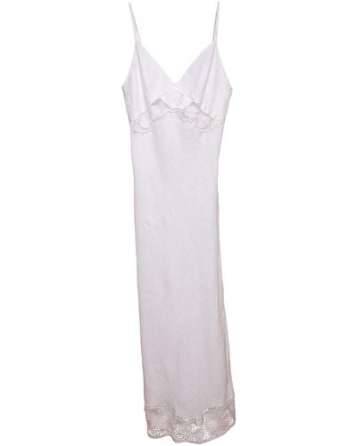 [et cetera] WOMAN Palm Beach Slip Dress - White