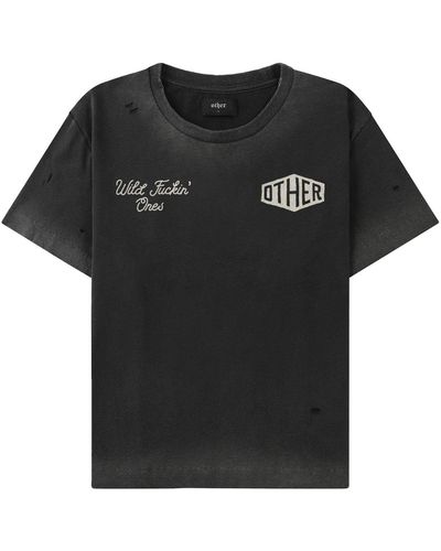 Other Wild Fuckin Ones Motorcycle Vintage T-shirt - Black
