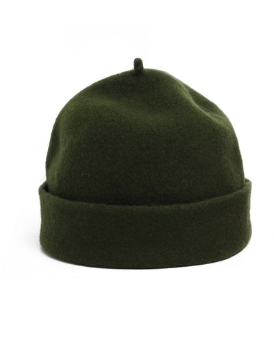 Justine Hats Wool Beanie Hat - Green