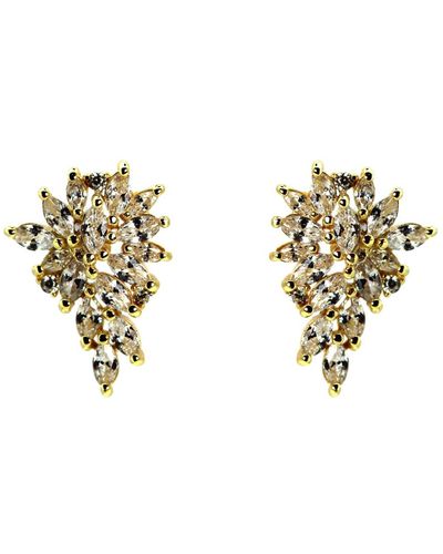 VicStoneNYC Fine Jewelry Stunning Sparkle Earrings - Metallic