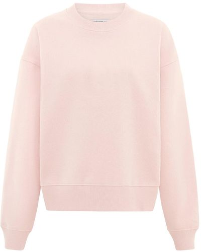 blonde gone rogue Soft Organic Cotton Sweatshirt In Pink