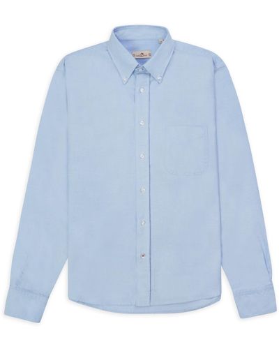 Burrows and Hare Oxford Button-down Shirt - Blue