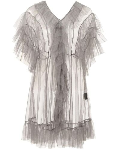 By Moumi Tulle Babydoll Dove - Gray