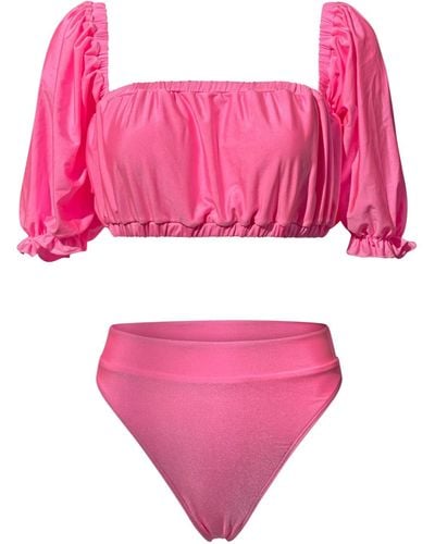 Madeleine Simon Studio Hawaii Ca 89 Bikini Set - Pink
