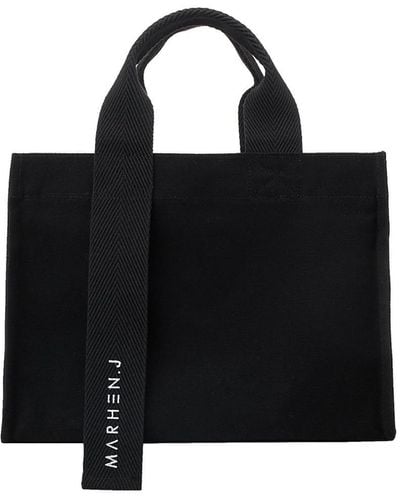 MARHEN.J Canvas Tote Bag - Black