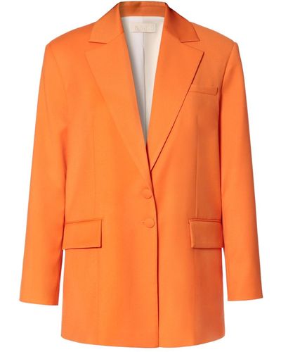 AGGI Elena Sun Orange Oversized Double Breasted Blazer