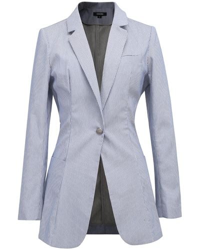 Smart and Joy Tailored Blazer Jacket - Blue