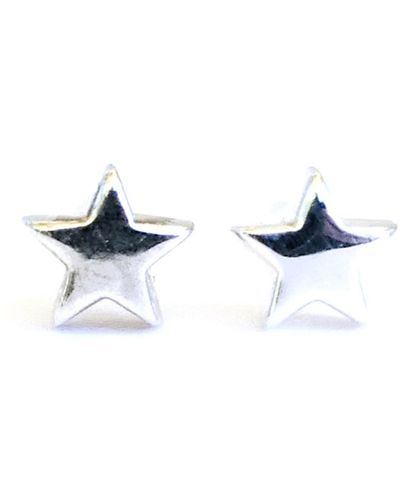 Lime Tree Design Mini Star Stud Earrings - Blue
