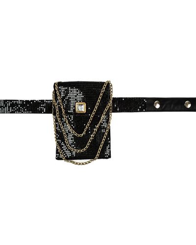 Paloma Lira Chain Belt Bag - Black