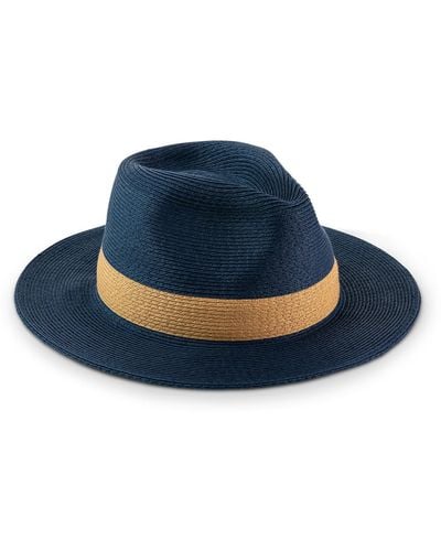 Justine Hats Summer Straw Hat - Blue