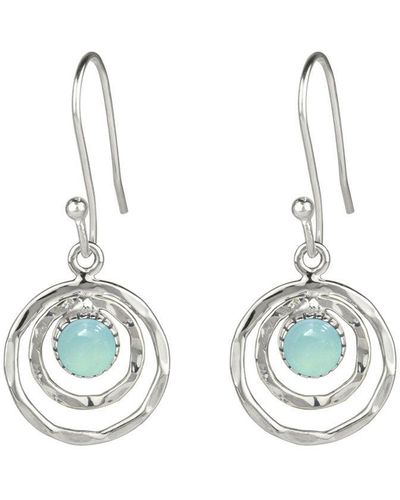 Charlotte's Web Jewellery Infinity Universe Silver Earrings - Blue