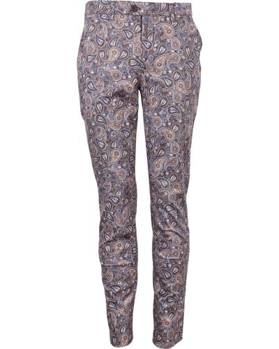 lords of harlech Jack Lux Trippy Paisley Pant - Grey