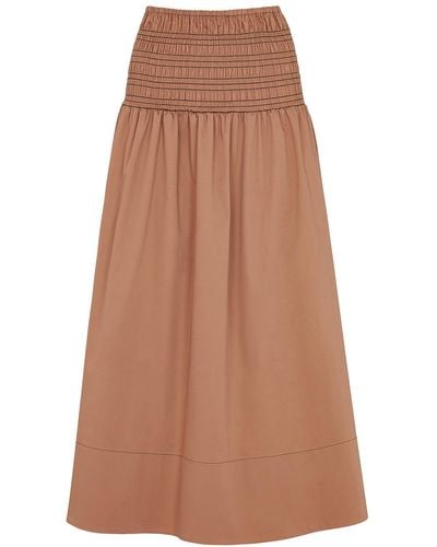 Mirla Beane Neutrals Florence Skirt/dress Ecru - Brown