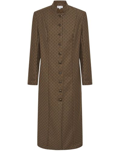 Deer You Neutrals Ivy Impressing Long Tailored Jacket In Kalamata Olive - Brown