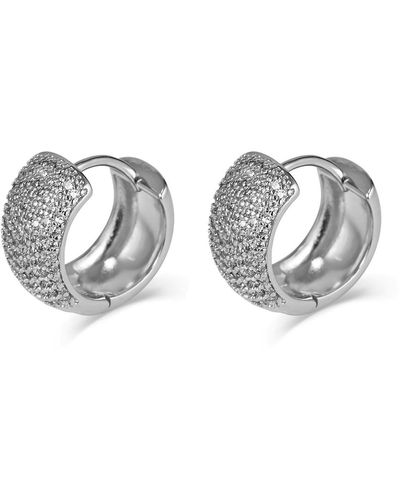 ELJAE Kai Pave Earrings - Metallic