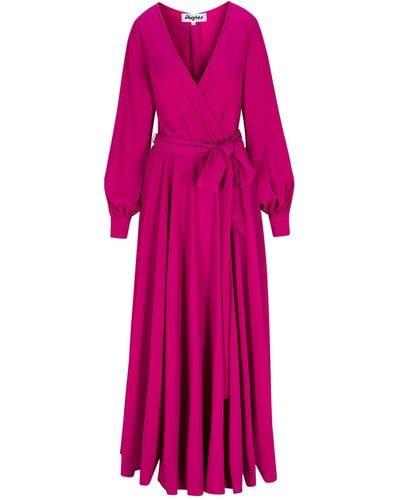 Meghan Fabulous Lilypad Maxi Dress - Pink