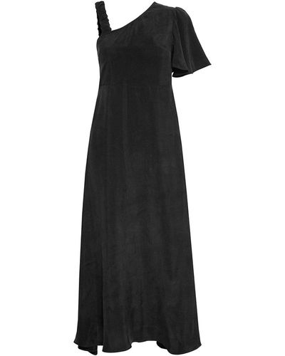 Audrey Vallens Venus Cupro Dress - Black