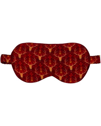 Henelle High Sierra Holiday Sleep Mask - Red