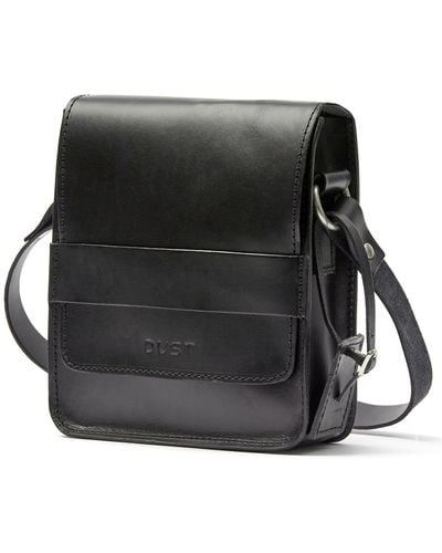 THE DUST COMPANY Leather Messenger Camden Collection - Black