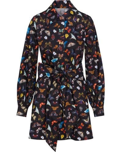 Meghan Fabulous The Butterfly Shirt Dress - Black