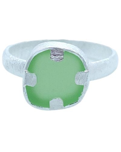 GEM BAZAAR Serenity Ring In Mint - Green