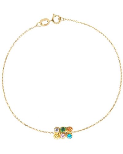 Lily Flo Jewellery Disco Rectangle Bracelet - Metallic