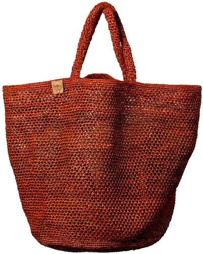Zanatany Concepts Rouille Beach Tote Bag - Red