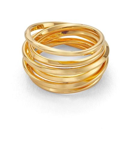 Cote Cache Spiral Ring - Metallic