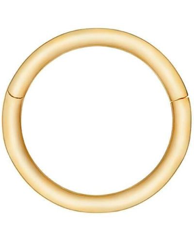 Zohreh V. Jewellery Mini Seamless Hoop Earring 9k - Metallic