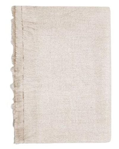 James Lakeland All Over Crystal Scarf Cream - White