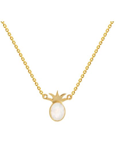 Lavani Jewels White Samana Necklace - Multicolour