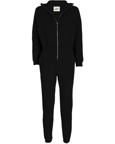 Lezat Restore Soft Terry Jumpsuit - Black