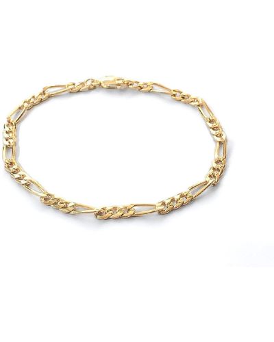 Undefined Jewelry Filled Figaro Chain Bracelet - Metallic