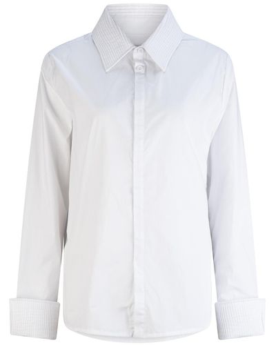 dref by d Ontario Cotton Shirt - White