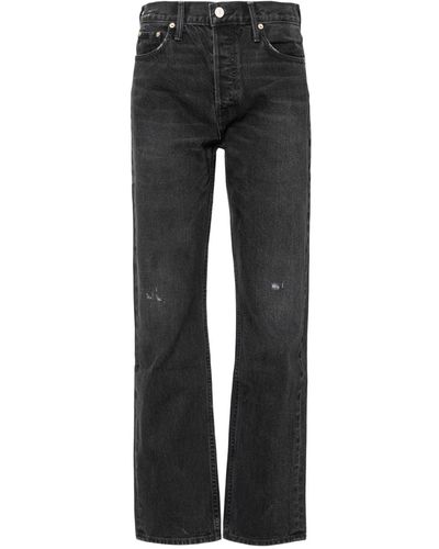 NOEND Kent Relaxed Straight Jeans In Michigan - Gray