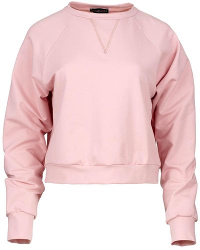 Conquista Cropped Pink Sweatshirt