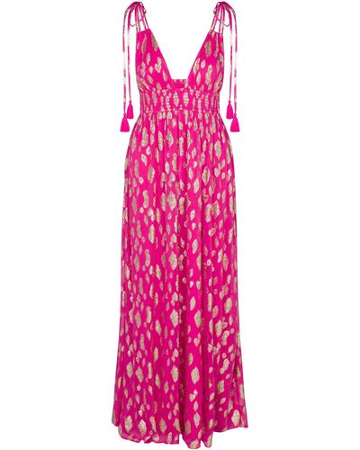 Meghan Fabulous Daydream Halter Dress - Pink