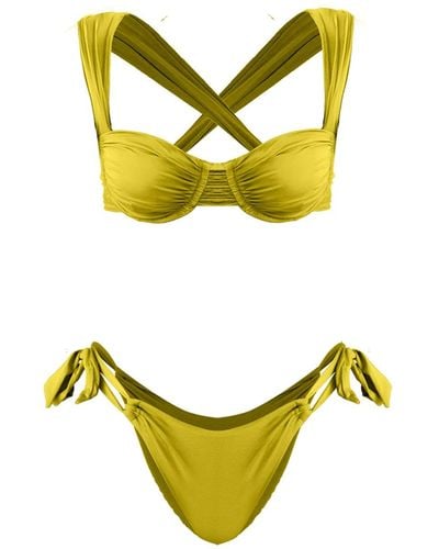 Movom Nirvana Underwire Shell Bikini - Yellow