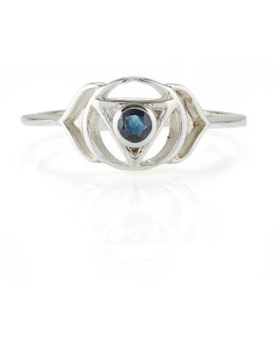 Charlotte's Web Jewellery Third Eye Chakra Ring - Metallic
