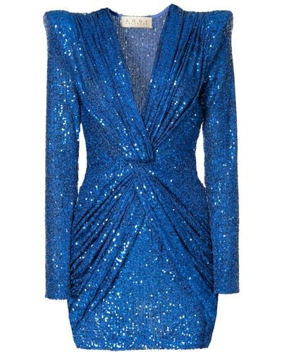 AGGI Jennifer Brilliant Dress - Blue