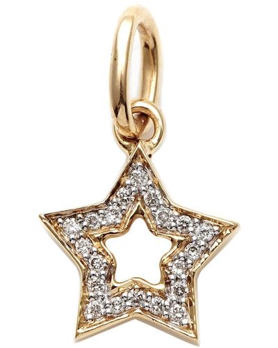 Kaizarin Yellow Gold & Diamond Super Star Pendant | - Metallic