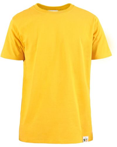 blonde gone rogue Classic S Heavyweight Organic Cotton T-shirt In Yellow