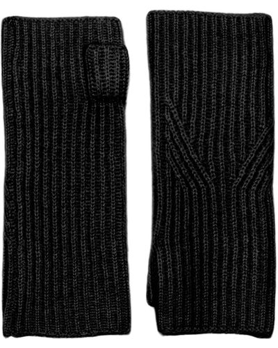 Loop Cashmere Cashmere Mitts In - Black