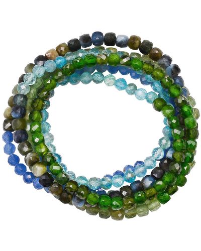Soul Journey Jewelry Raise Your Vibration Kyanite Wrap Bracelet - Green