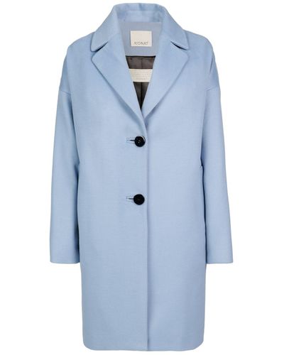 N'Onat Rebeca Vegan Short Coat In - Blue