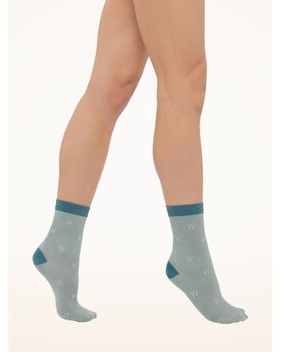 Wolford The W Cotton Socks, Femme, , Taille - Multicolore